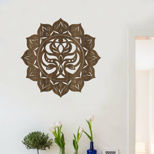 Mandala Harmonie - dekor ořech
