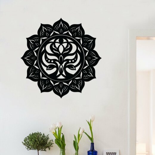 Mandala Harmonie - dekor černá