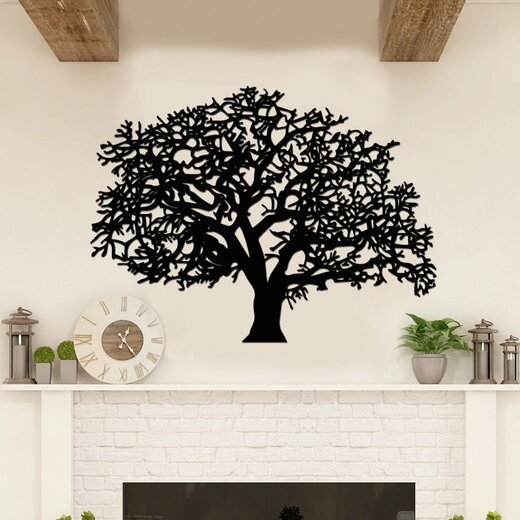 Dekorace Strom života - dekor černý