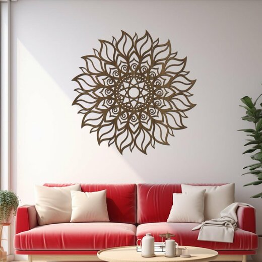 Mandala Vnitřní oheň - dekor ořech