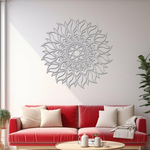 Mandala Vnitřní oheň - dekor šedá