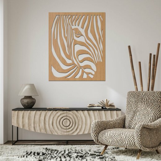 Dekorace Zebra - dekor buk