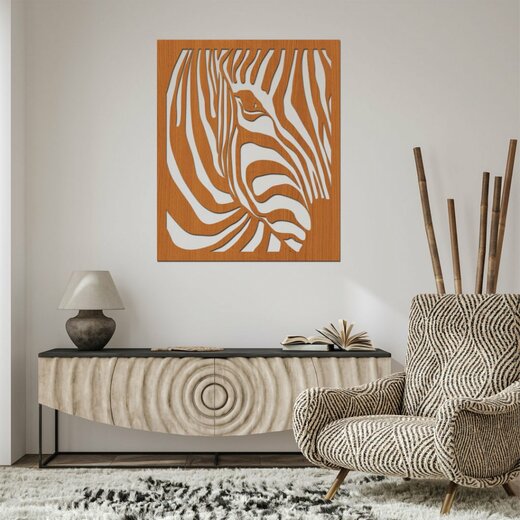 Dekorace Zebra - dekor třešeň
