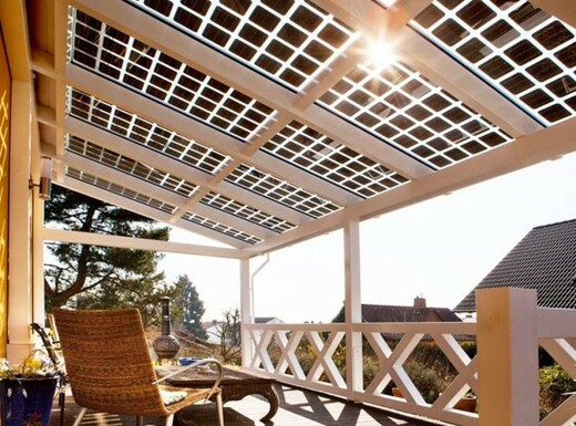 Pergola s fotovoltaickou elektrárnou Heuréka Hobbytec