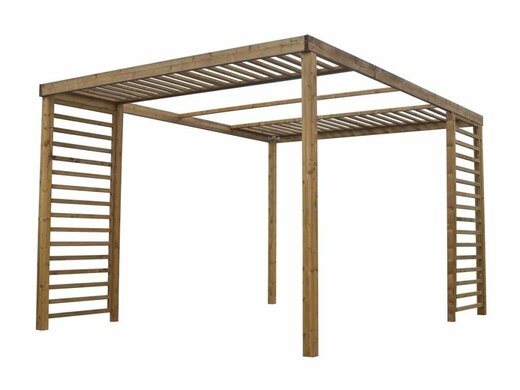 Dřevěná pergola podtrhne přírodní ráz zahrady Pergola3.jpg