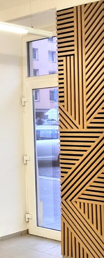 Showroom Akustické lamely a panely