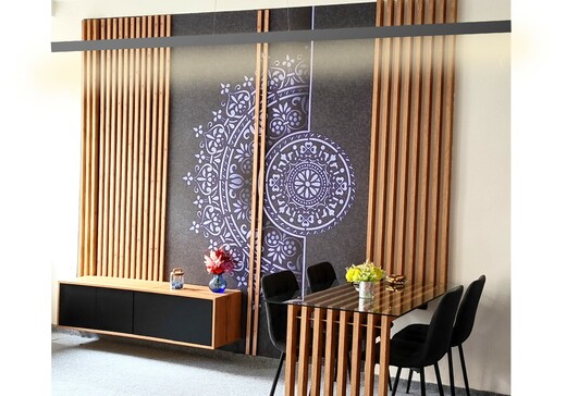 Showroom Akustické lamely a panely