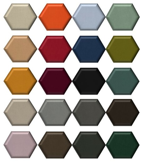 Čalouněný panel  hexagon TUNIS  samet